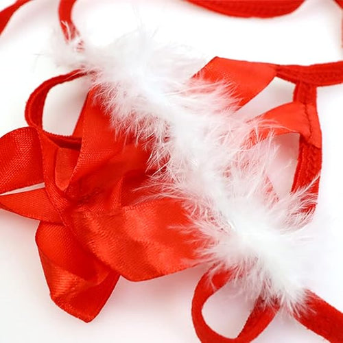 HN7002 بيكيني الكريسماس المثير قطعتين