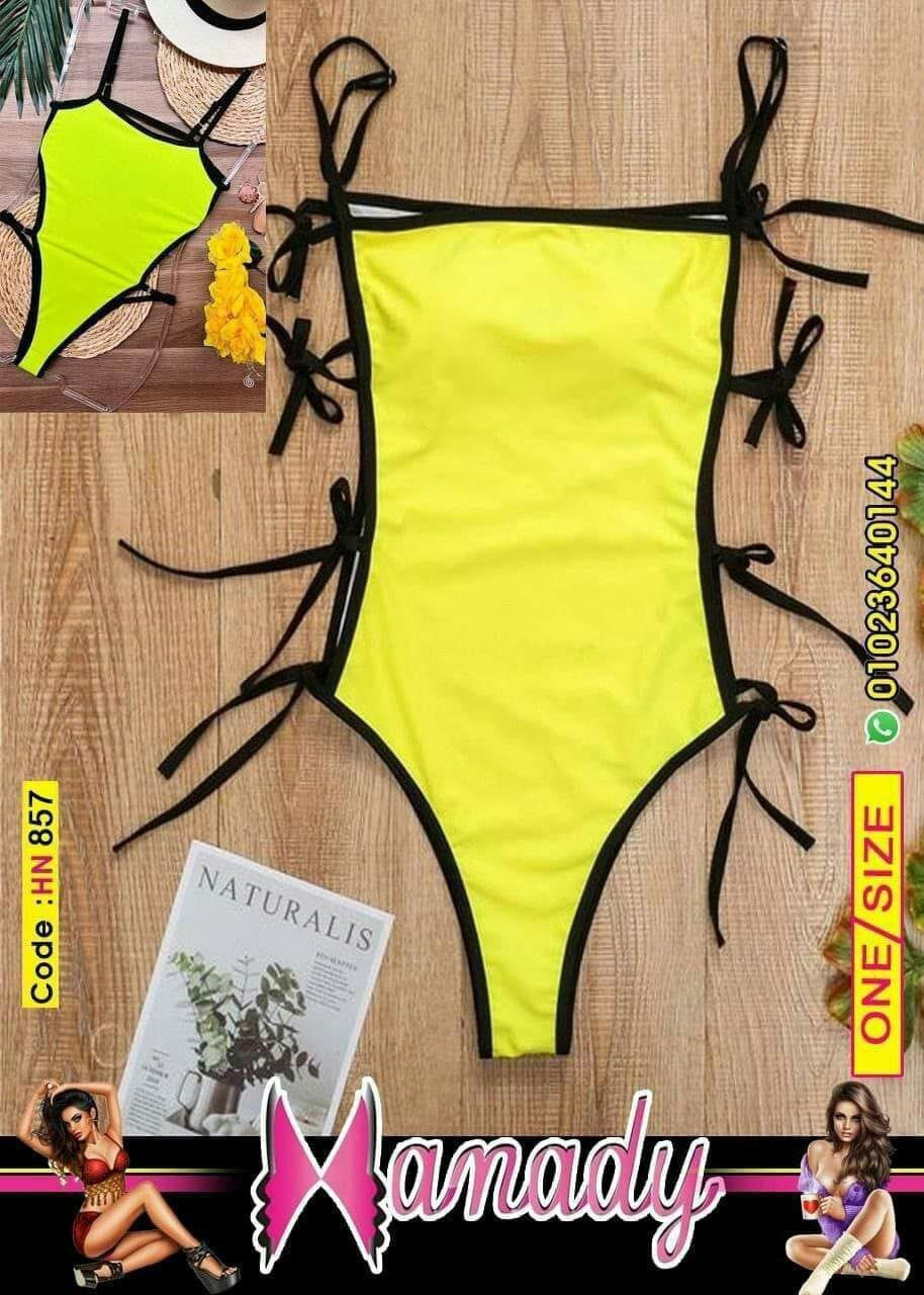 سلوبتة لون اصفر وان سايز تلبيس حتي 80ك