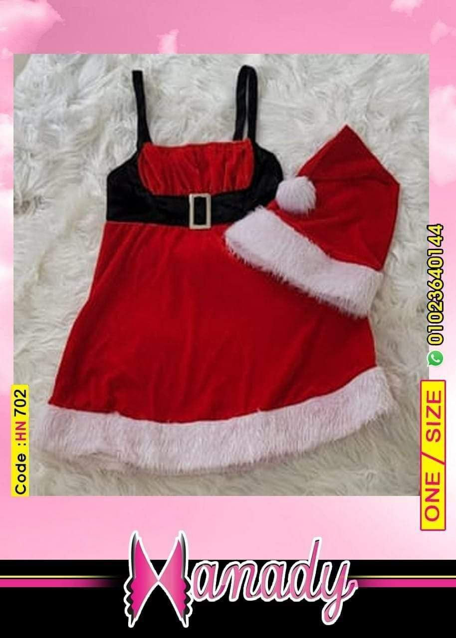 موديل كريسماس قطيفة وفرو